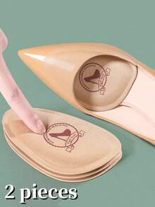 QKC 2pcs Soft Cushion Pad For High Heels, Anti-Slip Forefoot Insole For Women High Heels Women Pumps,Women Men Sneakers Shoes, Casual Shoes, Shoes Accessories For Women - Be - Xem 1