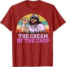 Vintage Retro Crop Cream T-Shirt - White - View 5