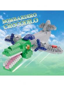 312pcs Cartoon Character Building Blocks Toy, Tralala Tralala, Lili Lala, Boneka Ambarama Character Building Blocks Toy, Gift For Party - Multicolor - View 11