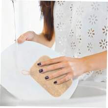 10 Piezas Paquete Esponjas Natural para Lavar Trastes Esponja Vegetal Cepillo para Cocina Multiusos y Biodegradable Limpieza y Reutilizable - Caqui - Ver 6