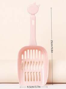 Premium Thick Plastic Cat Litter Scoop - Fine Mesh Design, Efficient Litter Sifting, Durable, Ergonomic Handle, Essential Pet Cleaning Tool For Litter Box, Easy To Clean And Non-Clogging, Ideal For Everyday Cat Care - Multicolor - View 6