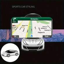 360° Rotatable Foldable Car Phone Holder - Universal Smartphone Mount For All Car Models! This Fashionable And Practical Phone Holder Is The Perfect Car Accessory To Free Your Hands While Driving. Its Flexible 360° Rotation Allows You To Adjust Your Phone To Any Angle, Making It Great For Navigation. - A - View 11