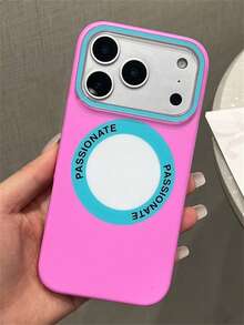 Cute Y2K Color-Blocking Splicing Magnetic Wireless Charging Phone Case Phone Case Compatible With IPhone 17Promax 17Pro 16ProMax 17 16 14 13 12 15 Pro Max 11 16 15 14 Plus 17Air Macaron Color Matte Protect Soft Back Cover