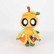 New Cute Cartoon Dandy's World Pumpkin Plush Doll Fox Stuffed Toy, Perfect For Home Desktop Decoration And Birthday Gift - 14*18*32cm/0.097kg - View 4