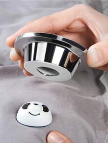 1pc 5300GS Safety Label Remover, Spacer Anti-Theft Magnetic Unlocking Alarm Gadget, Magnet Remover Crochet Unlocking, Bright Silver Surface, Comfortable Feel And Wide Groove-Suitable For Most Anti-Theft Locks. Suitable For Supermarkets, Homes, Luggage And Bag Shops.