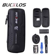 BUCKLOS 多功能维修工具包、钥匙收纳盒、维修工具箱、自行车配件、自行车包、硬壳收纳包、山地车和公路车包、防水骑行装备、跨境自行车配件 - 黑色 - 查看 7
