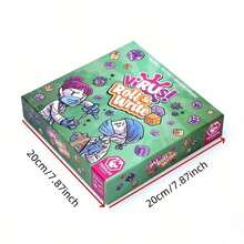 病毒！卷轴与书写派对游戏 - 趣味家庭桌游，包含隔离、疫苗和社交距离卡牌，刺激的家庭卡牌游戏，适合2-6人，快速有趣的派对之夜！策略性家庭和成人派对游戏，趣味十足且竞争激烈，纸质材料，桌游风格卡牌，欢乐的家庭朋友情侣聚会之夜卡牌游戏，派对游戏，趣味家庭桌游卡牌，引人入胜且娱乐性强的卡牌游戏 - 彩色 - 查看 5