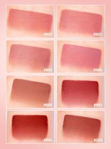 PINKFLASH 亮泽唇膏 - 光泽妆效，滋润保湿，持久显色，轻盈配方，不粘腻 - R04 - 查看 7