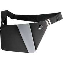 Bolsa de hombro impermeable, bolsa de pecho antirrobo, ligera y resistente con correa ajustable, 20x 2x 32 - black con gris + Derecho - Ver 9