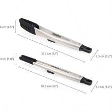 Joseph Joseph Elevate Fusion Set Of 2 Silicone Tongs With Integrated Tool Rests Stainless Steel - 不銹鋼 - 查看 3