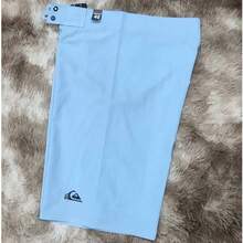Quiksilver Men's Bermuda Shorts With Back Pocket, Basic Premium Summer, Casual, Pool, Beach - 淺藍色 - 查看 1