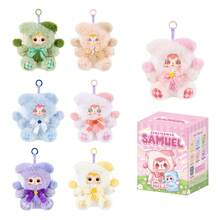 Samuel Animal Plush Blind Box, Happy Time Series, Birthday Gift, Valentine's Day, Christmas, Holiday Gift, Random Delivery, ABS (Hard) Inner Face Material, Non-Plush Filling