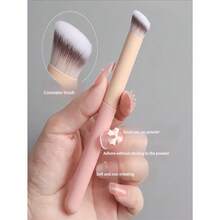 1 Cọ che khuyết điểm cho phấn mắt trắng sáng dưới mắt, thích hợp dùng với kem mắt và kem che khuyết điểm để che phủ các vết thâm, quầng sáng, hỗn hợp kem nền, cọ trang điểm, du lịch, vật dụng cần thiết khi đi du lịch, ngày Valentine, giá rẻ, cọ trang điểm du lịch, quà tặng cho phụ nữ, chuyên gia trang điểm, bộ trang điểm chuyên nghiệp hoàn chỉnh - Hồng - Xem 5