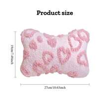 1pc Car Neck Pillow, Plush Particle Filled, Suitable For All Seasons, Women Car Interior Decor - one-size - View 11
