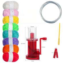 Portable Handmade Weaving Loom, Craft Weaving Tool, Weaving Spool, Weaving Maker For DIY Bracelets - Multicolor - View 11