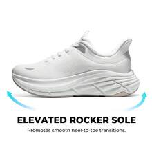 Men's Slip-On Walking Shoes - Hands-Free Running Tennis Sneakers With Cushioning, Non-Slip Gym Workout Athletic Shoes For All-Day Comfort & Style - 白色 - 查看 8