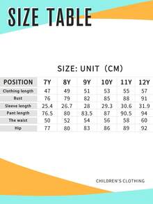Tween Boy Cartoon Print Round Neck Short Sleeve T-Shirt And Pants Set - Apricot - View 7