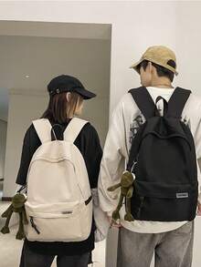 This Fashionable Multi-Functional Men's Laptop Backpack Includes A Laptop Compartment, Laptop Messenger Bag, Laptop Backpack, And Accessory Storage Box. It Comes In Various Colors, Making It A Large-Capacity Solid Color Backpack Suitable For Female College Students, As Well As A Simple And Stylish Solid Color Backpack Suitable For Men.