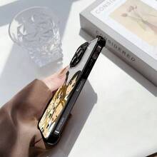 Funda de teléfono SamsungCute de chica anime japonesa K-ON para iPhone 17, 16e, 16, 15, 14, 13, 12, 11, Mini, Pro Max Air X XR XSMAX 8, 7 Plus - Funda trasera suave transparente a prueba de golpes, funda de teléfono anime, funda de teléfono linda, diseño impreso UV - Negro - Ver 6