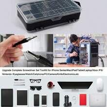 Multifunctional 115 In 1  Screwdriver Set Precision Screwdriver Set Chrome Vanadium Steel Magnetic Repair Tool Kit Combination Kit Black 1 Set, Tools For Men