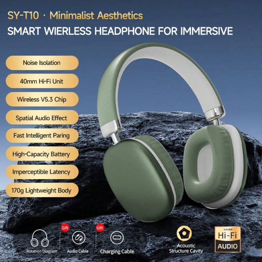 Headset - Green - View 1