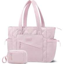 Bolsa feminina estilo sacola, essencial para enfermeiras, bolsa leve e acolchoada com compartimentos. - Multicolorido - Ver 10