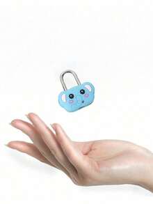 Cute Cartoon Animal Padlock With Keys - 4 Styles Available, Portable Travel Luggage Lock, Suitable For Luggage, Backpacks, Gym Bags And Lockers, Durable Metal Construction, Ideal For Travelers, Commuters And Outdoor Enthusiasts, Fashionable Luggage Protection, Also Suitable For School Gym Lockers, Sports Lockers, Fences, Tool Boxes, Doors, Boxes, Storage Bins, Etc., Ideal Gift For Christmas And Easter - Multicolor - View 4