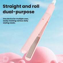ENSSU Mini Curling Iron - Professional Styling Tool With Straightening Function, Can Add Volume To Short And Long Hair. Compact Design, Portable, Unisex. Gift, Celebration - Multicolor - View 4
