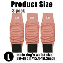 3pcs Reusable Washable Cloth Dog Pee Pants,Puppy Dog Underwear, Pet Care Diapers - Multicolor - View 28