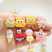 SpongeBob SquarePants 8 món đồ trang trí bằng nhựa resin tự làm hình SpongeBob, sticker nhựa resin để tự làm ốp điện thoại, phụ kiện trang trí sáng tạo hình hoạt hình anime, đồ dễ thương, Smiski, hình nhân vật anime, lý tưởng để làm quà tặng trong túi quà dự tiệc, trang trí phòng, quà tặng Ngày Valentine, quà sinh nhật, quà lưu niệm, quà tặng cho nữ. Đáng yêu và đẹp mắt, lý tưởng cho mùa tựu trường và quà tặng Ngày Valentine. - Xem 5
