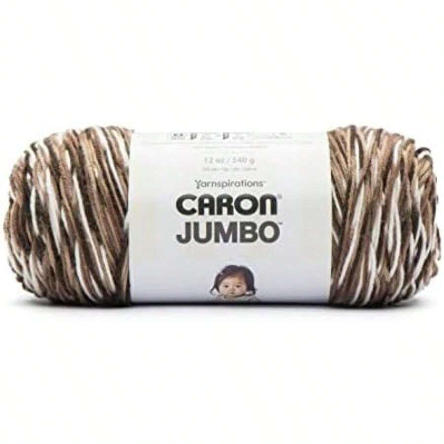 Caron® Jumbo™ Lana, 340.2 g, Cesta Country, Cesta de Pascua, 1(Chocolate) - Multicolor - Ver 1