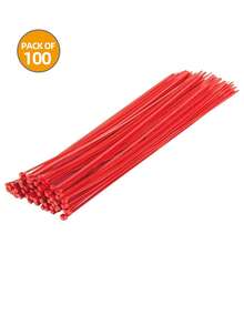 100pcs Garden Bundling Ties, Zip Ties, Plastic Wrap Ties, Plant Fixation Straps, Portable Garden Cable Ties, Gardening And Lawn Care - Multicolor - View 14