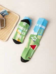 5 Pairs Men's Tall Golf Elegant Series Socks