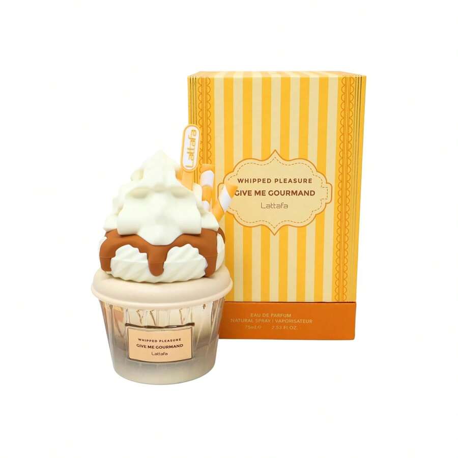 Lattafa Whipped Pleasure Eau De Parfum, Give Me Gourmand Collection, Spray Form, 75ml, Whipped Cream, Caramel & Vanilla Scent, Long-Lasting, Luxury Perfume, Perfect For Christmas Gifts, New Year's Gifts, Birthday Gifts, And Suitable For All Occasions. - Tươi - Xem 1