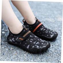 TOGEVAL Zapatos para Deportes Acuticos para Nios Zapatos De Agua para Mujer Sandalia Los Nios Nadan Zapatos De Agua Zapatillas De Deporte para Nios Plataforma Playa Beige Hombre - 20.5 cm A + como se muestra - Ver 5