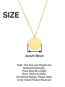 1 Pc Customized Text Necklaces, Patterned Text Personalized Necklaces, Customized Necklace Gift. Personalized Gift, Fashion, Simple, Unisex, Custom Text Round Necklace, Made Of Stainless Steel. Suitable For Everyday Life, Business, Banquets, Parties - Multicolor - View 10