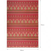 CZ Kesote 27 Hojas de Papel de Envolver de Navidad 70 x 50 CM Papel Kraft para Regalo de Navidad 27 Rollos de 9 Modelos 8764 - Multicolor - Ver 5