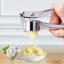 1pc Stainless Steel Garlic Press, Manual Garlic Crusher, Ginger Grater, Kitchen Tool, Rust-Proof Professional Garlic Mincer, Easy To Squeeze And Clean, Vegetable & Fruit Processing Tool, Kitchen Gadget, Household Essential, Creative Kitchen Tool, Suitable For Hotel, Restaurant, Kitchen Utensils And Seasoning Tools, Kitchen Accessories, Christmas Party Supplies, Family Gathering - Multicolor - View 16