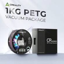 Official Creality PETG 3D Printer Filament 1.75mm 1KG 2.2lbs High Precision Strong Toughness Odorless Better Flow Moistureproof 3D Printing CR PETG Filament Black - PETG-1kg 半透明紫色 - 查看 6