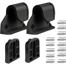 Gate Parts - Dan Stair Barrier Spare Components Gate Extender Safety Extension Kit Doorways Stairs Hardware Fences and Pet Blockers - Negro - Ver 8