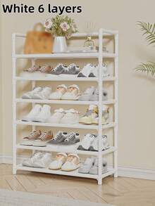 6-7 Tier Sturdy Shoe Rack, High Capacity Shoe Shelf For Entryway, Space Saving Shoe Storage Organizer For Home, Dorm - Multicolor - View 15