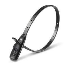 WEST BIKING 可调节扎带锁 自行车密码锁 摩托车头盔锁 防盗便携式钢丝锁