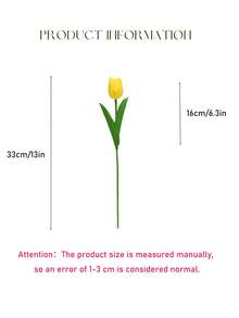 Hoa tulip sống động như thật - Có nhiều màu sắc, thích hợp trang trí phòng khách và bàn ăn. Chống tia UV, trang trí nhà cửa theo phong cách Bắc Âu, tuyệt vời cho lễ kỷ niệm, trang trí tiệc. Thích hợp làm quà tặng Ngày của Mẹ, Ngày Valentine, quà tặng nhỏ, trang trí bàn làm việc, đám cưới, tiệc tùng, bó hoa tự làm, trang trí nhà cửa, hoa nhựa, đồ trang trí, Lễ Phục Sinh, vòng hoa Ngày Valentine, bó hoa cưới, trang trí phòng học, đồ dùng học tập - Nhiều màu - Xem 11