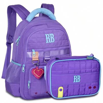 Kit Escolar Rebecca Bonbon Mochila Costa Grande e Estojo Resistente Original