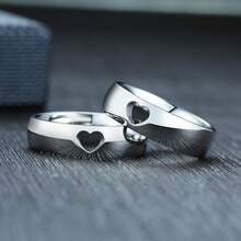 Accesorios Nuevo Producto Anillo de Pareja de Amor de Acero Inoxidable - Meiwei nº 7 - Ver 4