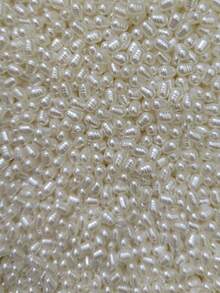 Bead Spacers 100/200 Pcs Shell, Star, Teardrop, Flower And Other Shapes Pearly Jewelry Crafts - 橢圓形珍珠 - 約 5x6 毫米 - 查看 1