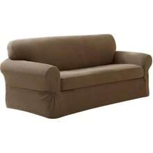 MAYTEX Funda de sofá, Carbón, Sofá, 1(2-Piece Sofa Gris antracita) - Multicolor - Ver 3