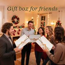 10/6/3pcs Set Elegant Gift Boxes With Golden Ribbon - Large Size 12x9.8x3.1 Inches, Flip-Top Closure, Suitable For Weddings, Birthdays And Special Occasions, Gift Boxes