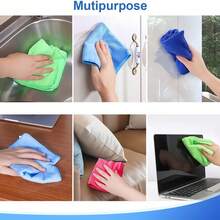 5/10 Pieces/Pack Microfiber Cleaning Cloths, 11.81" X11.81" Random Color Cleaning Cloth, AbsorbentCloth, Kitchen Cloth, Glass Cleaning Cloth Home Cleaning Multi-Color Soft Quick-Drying AbsorbentSponge Set-Kitchen,Bathroom,Home, HomeSupply Business,Kitchen Essentials,Household Essentials,Dog Bath,Car Essential - Multicolor - View 7