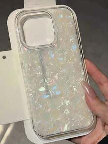 Funda de teléfono con patrón de concha láser de lujo, compatible con iPhone 17 Pro Max, 17 Pro, 16 Pro Max, 15, 14 Pro, 13, 12 Pro, 14, 16 Plus, 17 Air, 11, 13, marco protector resistente a los golpes - color - Ver 4